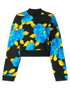 Укороченный свитер джерси, черный Msgm