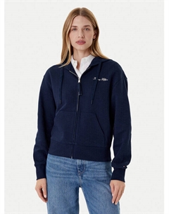 Свитшот regular fit Script WW0WW45742, синий Tommy hilfiger