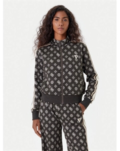 Свитшот regular fit V5YQ07 K0282, зелёный Guess