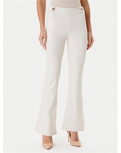 Брюки из ткани regular fit W5YB0I KCMU2, экрю Guess