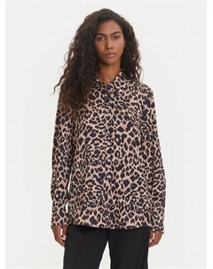 Рубашка regular fit W5YH03 WF1T2, коричневый Guess