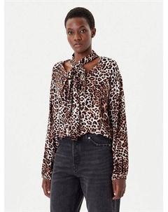 Блузка oversize Cunea-1 50546781, коричневый Hugo