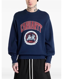 Свитер с логотипом колледжа, синий Carhartt wip