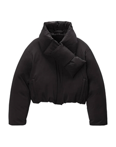 Укороченная стеганая куртка, черный Alexander wang