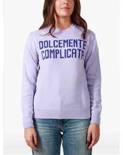 Свитер с круглым вырезом, фиолетовый Mc2 saint barth