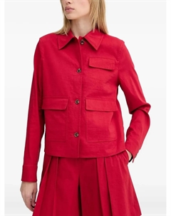 Куртка с застежкой на пуговицы и карманом-клапаном, красный Theory