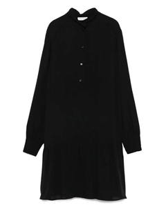 Платье миди с пуговицами спереди, черный Marc o'polo