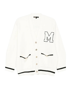 Декорированный кардиган, белый Maje
