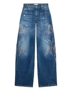 Декорированные джинсы, синий Blumarine