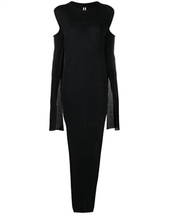 Платье с рукавами кап, черный Rick owens