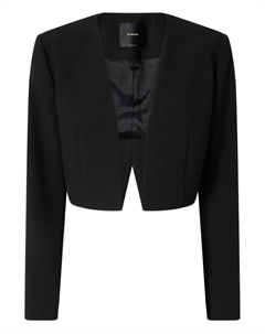 Укороченный жакет с V-образным вырезом, черный Pinko