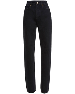 Джинсы Danielle прямого кроя, черный Khaite