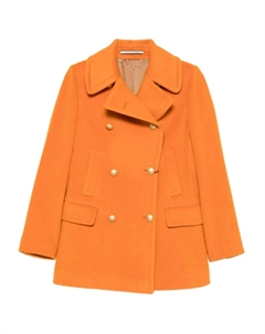 Двубортное пальто с золотыми пуговицами, оранжевый Tagliatore
