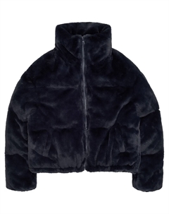 Пуховик Billie из искусственного меха, синий Apparis