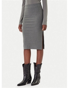 Юбка-карандаш slim fit Emma 15233600, серый Only