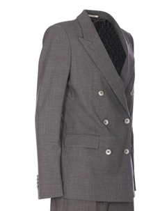 Двубортный шерстяной блейзер, серый Tagliatore