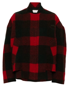 Бомбер с вышитым логотипом, красный Litkovskaya