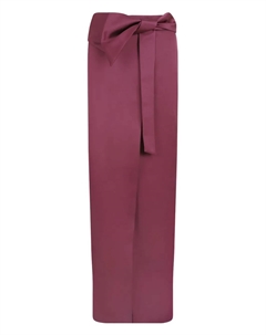 Длинная юбка с бантом, красный Genny