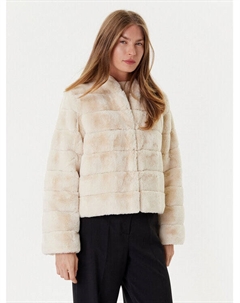 Шуба regular fit Carpazi 2525456011, экрю Marella