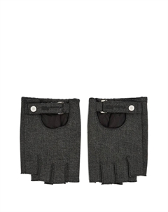 Джинсовые перчатки-митенки, черный Karl lagerfeld jeans