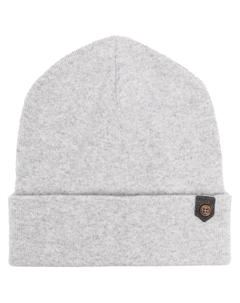 Кашемировая шапка бини с пуговицей, серый Brunello cucinelli