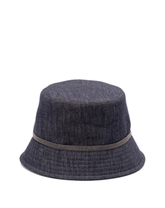 Джинсовая панама, синий Brunello cucinelli