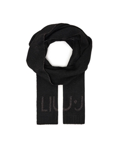 Шарф 2F5019 M0300, чёрный Liu jo