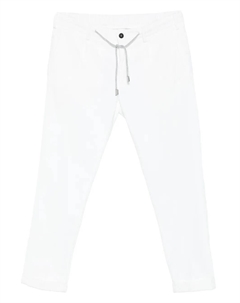 Брюки с кулиской, белый Eleventy