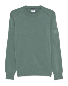 Свитер с накладным карманом, зеленый C.p. company