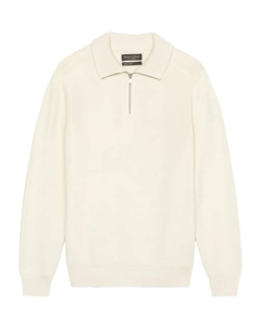 Свитер с воротником на молнии, нейтральный Marc o'polo