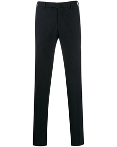 Брюки строгого кроя, синий Incotex
