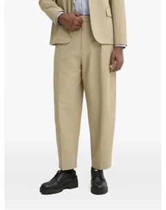 Брюки прямого кроя, коричневый Hugo