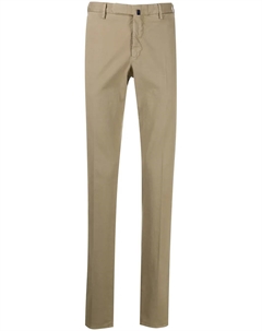 Брюки чинос прямого кроя, нейтральный Incotex