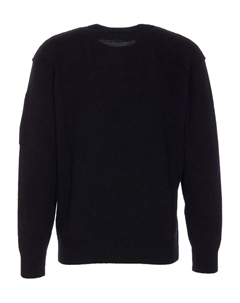 Свитер с логотипом, черный C.p. company