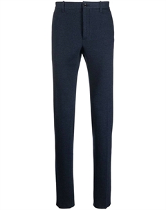 Прямые брюки в клетку, синий Incotex