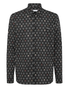 Рубашка Sugar Daddy Monogram Fairy, черный Philipp plein