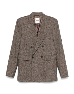 Однобортный пиджак, коричневый Sandro