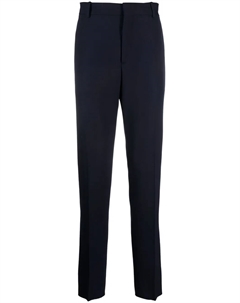 Прямые брюки строгого кроя, синий Alexander mcqueen