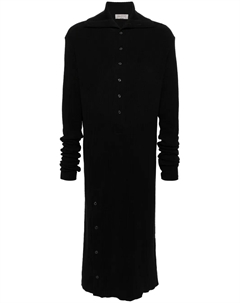 Джемпер в рубчик, черный Yohji yamamoto