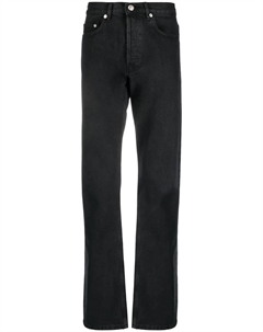 Прямые джинсы New Standard средней посадки, черный A.p.c.