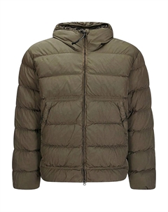 Стеганая куртка с капюшоном, зеленый C.p. company