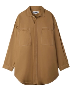 Рубашка оверсайз, коричневый Sunnei