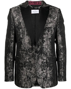 Жаккардовый пиджак Gothic Plein, черный Philipp plein