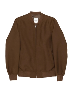 Куртка с манжетами в рубчик, коричневый Sandro