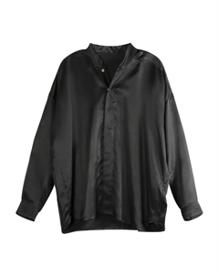 Лонгслив с длинными рукавами Jumbo Faun из атласа, черный Rick owens