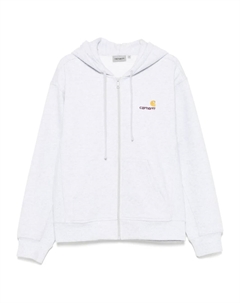 Худи с вышитым логотипом, серый Carhartt wip
