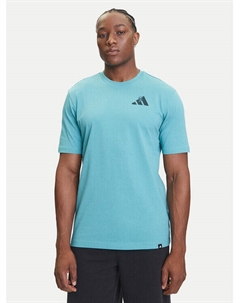 Футболка regular fit Yay Sports Verbiage Graphic JY1830, бирюзовый Adidas