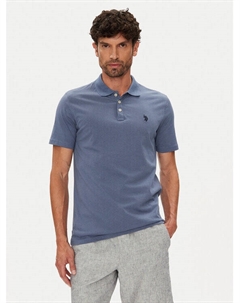 Поло regular fit MUP3780, синий U.s. polo assn.