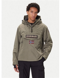 Анорак regular fit Rainforest Next NP0A4IB9, хаки Napapijri