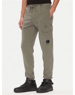 Джоггеры regular fit 19CMSP720A006372R, зелёный C.p. company